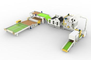 Производственная линия лоскут HJBR-1230*1850